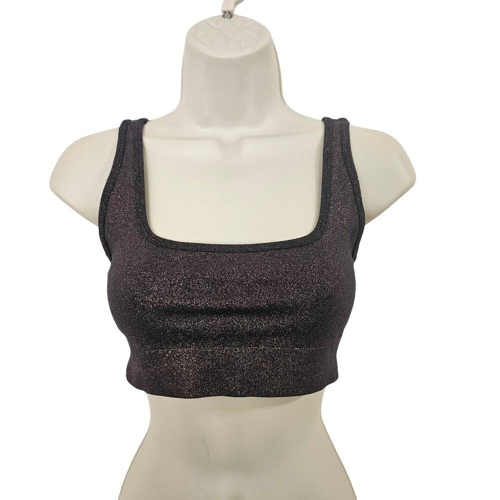 SKIMS Soft Smoothing Shine Scoop Neck Bralette in Ecilpse  Brown Size M